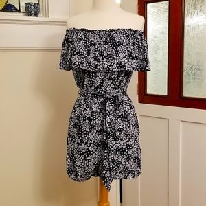 Floral Print Romper